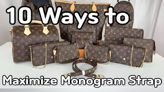 [Review My Lux]Louis Vuitton 10 ways to maximize Adjustable Shoulder Strap 16mm Monogram strap