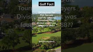 The PGA tour First name TPD! #golf #shots #facts