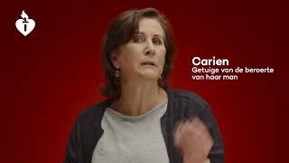 Carien - getuige van een beroerte van haar man - Hartstichting