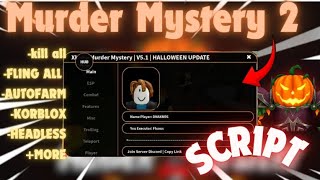 🎃NEW UPDATE MM2 SCRIPT🎃 AUTO FARM CANDY, SILENT AIM, GRAB GUN +MORE