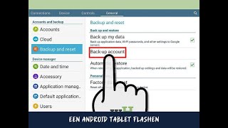 Een Android tablet flashen