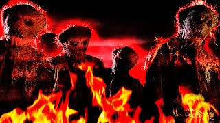 HORRIFYING SCARECROWS!! | The Field {Corn Maze Horror Game}