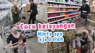 BEYZA BELANJA BULANAN BARENG NENEK DAN KAKEK TURKI