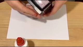 Refilling an Ink-pad with ink for a Self Inking Stamp