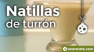 Natillas de turrón ¡Deliciosas!