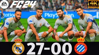 FC 24 - What Happen If Ronaldo Messi Neymar And Mbappe Play Together On Real Madrid