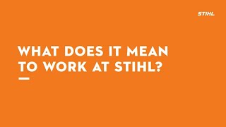 What does it mean to work at STIHL Australia?