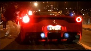 Ferrari 458 Speciale with JP Performance Exhaust Spitting Flames, AMAZING SOUNDS!