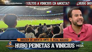 ❌ Peinetas a Vinicius en el partido ante la Real Sociedad.