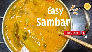 வீடே மணக்கும் சாம்பார் ஈசியாக செய்யலாம்.SAMBAR RECIPE tasty and tasty MUST TRY.