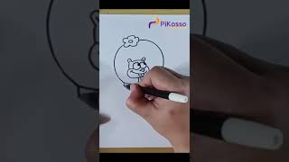 How to Draw Sandy Easy in Less Than One Minutes