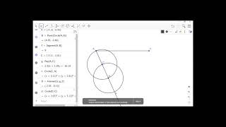 Trisection of a Segment in GeoGebra