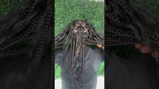 Knotless braids with curly #knotlessbraids #braid #longbraids