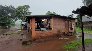 #कोकणातील एक पावसाळी #निसर्गरम्य सकाळ - Early morning rain in #Konkan