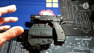 CZ Customs OWB Type 2 Kydex Holster. CZ 75D PCR