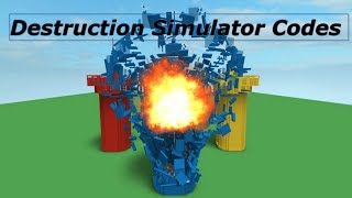 EXPIRED Roblox AREAS!💥Destruction Simulator code