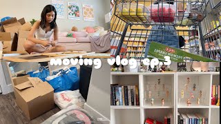 moving vlog ep. 3: new decor, thrifting, organizing, packing my old apartment