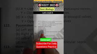 NEET ❤ NCERT Daily Questions Practice #medicalentranceexam #neetlife #neet #neet2025 #shortsfeed #pw