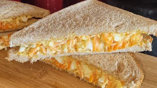 Easy Egg Mayo Sandwich || Egg Salad Sandwich || Quick & Easy Breakfast Recipe