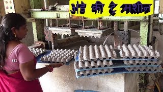 EGG Trays Making Machine with Waste Paper / Small Scale IndustrY