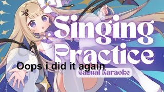 shiina mid week singing for a boost: oops i did it again