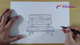 How to Draw a Bench : A Beginner's Guide