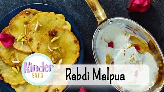 Rabdi Malpua | Indian Sweet Recipe | Kinder Eats