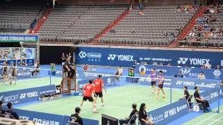 HD] 2013 Badminton Asia Championships R1 MD KO SH  LEE Y.D [1] (KOR) VS LEE S.M  TSAI C.H (TWN) (1)