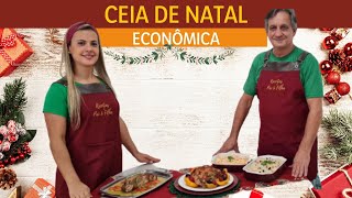 RECEITAS PARA CEIA DE NATAL DELICIOSA| COMPLETA| ECONÔMICA| Receitas de pai e filha