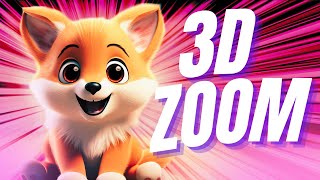 3D Zoom Images Fast Easy and Free 😉  Generate AI Animation Tutorial