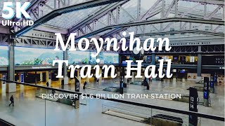 Inside Brand New Moynihan Train Hall at Penn Station, 5K Ultra HD