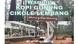 Warung Kopi Gunung Cikole Lembang | Harga Menu di Warung Kopi Gunung