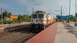 Dangerous SHRILLER !!! GMO WAP7 PATNA Jan Shatabdi Burns Balrambati at 130 KMPH