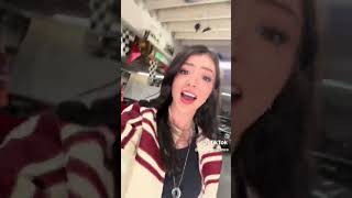 Chrissy Costanza teases her new song on TikTok.