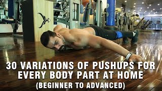 30 Variations of Push Ups | 360 Body Work Out | Beginner to Advance | Urdu Punjabi | OMER CHAUDHARY