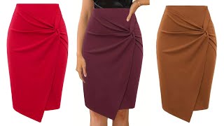 How to make a Stylish Interlocked Draped Skirt