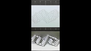 3D Geometry Card｜Pop Up Card｜Kirigami｜Paper Art｜Origami｜幾何彈出卡片 #shorts