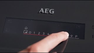 How to use power level settings with TFT screen | AEG Induction Hobs