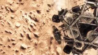 Mars landing simulation by NASA's Jet Propulsion Laboratory