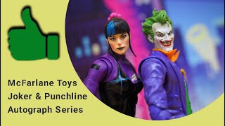 McFarlane Toys DC Multiverse Joker and Punchline - Jorge Jimenez Autographed Series Figures Review