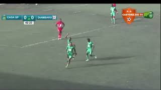 LIGUE 1 CASA SPORTS vs DIAMBARS: Revivez le but de PAPE ABASS BADJI