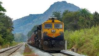 WDG 4D + WDG 4 Combo with a LOADED GOODS TRAIN | Indian Railways