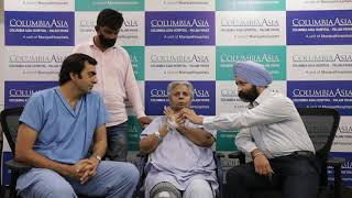 Successful Knee Replacement Surgery | Dr Gurdeep Singh| Dr Pranshul Bishnoi | Columbia Asia Hospital