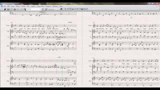 "Auld Lang Syne" for voice, violin, cello and piano (See description for sheet music+special offer!)