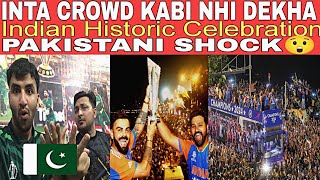 India's Champions Receive a Hero's Welcome😲 |Pakistani Reactions