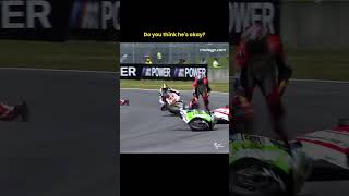 MotoGP race accidents are truly on a different level