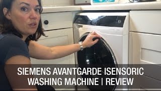 A review of the Siemens Avantgarde iSensoric Washing Machine