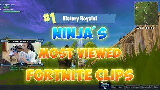 Ninja's Most Viewed Fortnite Clips Of All Time