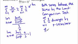 10.4 and 10.5b - Limit Comparison Test