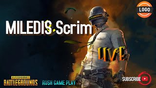 MILEDI"S SCRIM 🔴PUBG MOBILE - 2.4 🔴